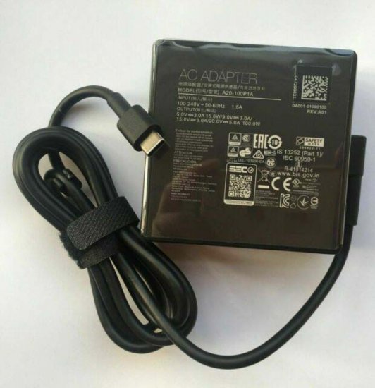 100W USB-C Charger For Asus A20-100P1A