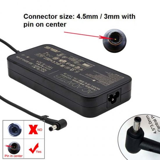 Replacement For Asus A15-120P1A 120W AC Adapter 4.5*3.0mm