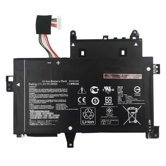 Replacement For Asus B31N1345 Battery 48Wh 11.4V