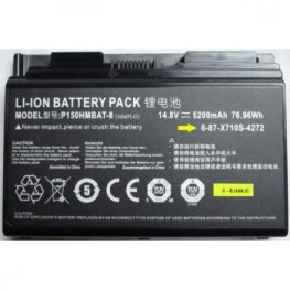 Replacement For Clevo P150HMBAT-8 Battery 5200mAh 14.8V