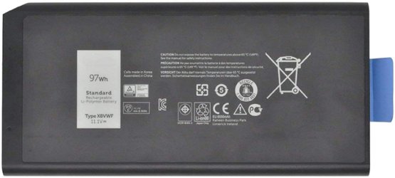 Replacement For Dell X8VWF Battery 65Wh 11.1V