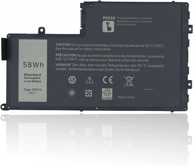 Replacement For Dell Inspiron 15 5547 5548 Battery 58Wh 7.4V