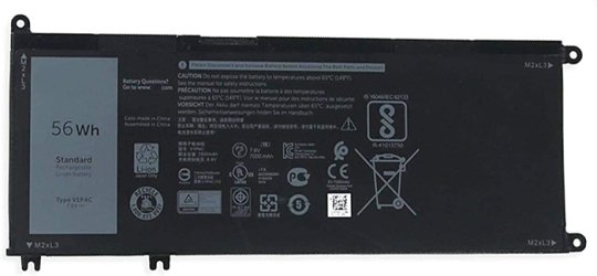 Replacement For Dell FMXMT 0FMXMT Battery 56Wh 7.6V