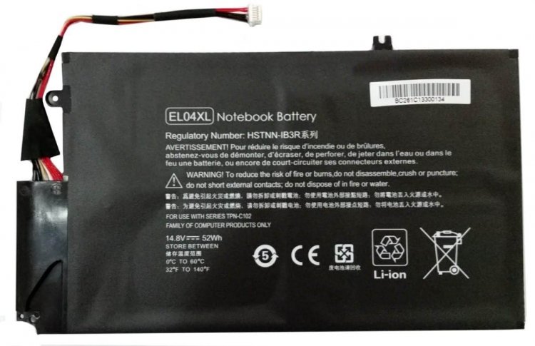 Replacement For HP EL04XL Battery 5200mAh 14.8V