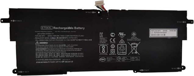 Replacement For HP HSTNN-IB7U Battery 6470mAh 7.7V