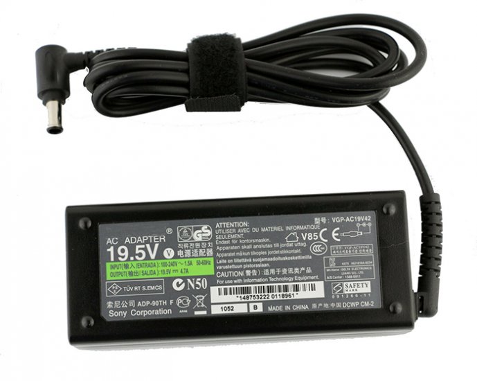 Replacement For Sony VGP-AC19V42 19.5V 4.7A 90W AC Adapter