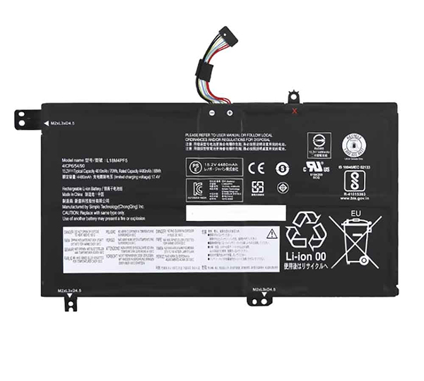 Replacement For Lenovo L18M4PF5 Laptop Battery 4610mAh 15.2V