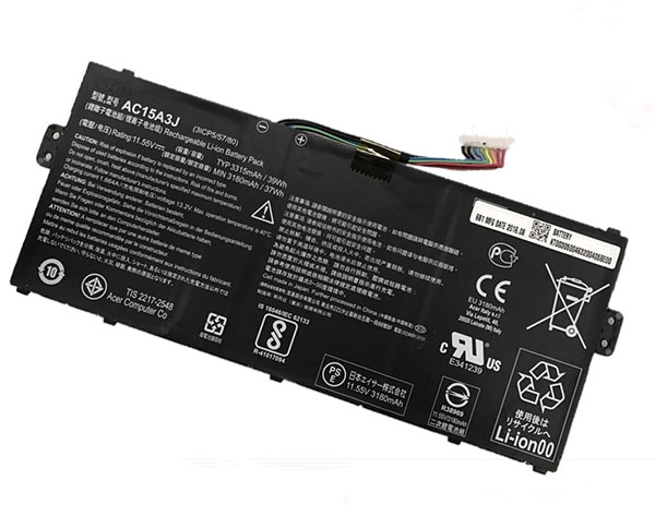 Replacement For Acer AC15A3J Laptop Battery