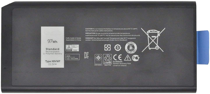 Replacement For Dell Latitude E7404 E5404 Battery 65Wh 11.1V