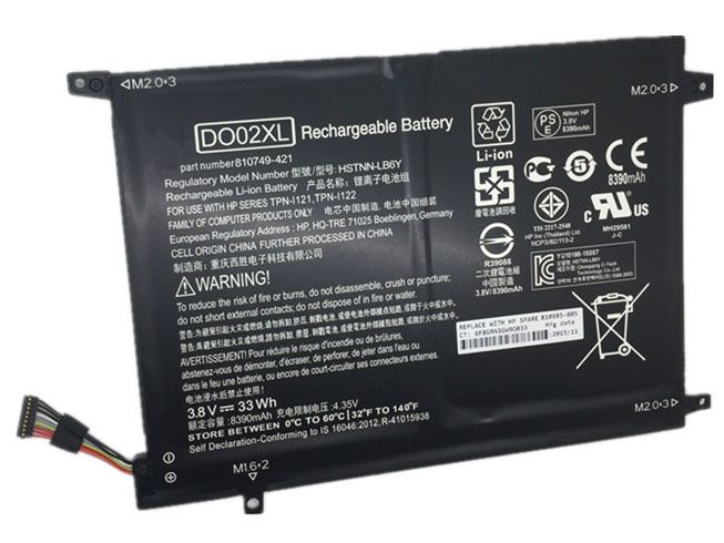 Replacement For HP x2 210 G1 Battery 33Wh 3.8V