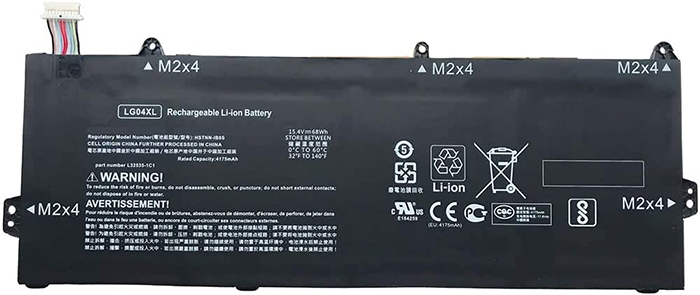 Replacement For HP LG04XL Battery 4416mAh 15.4V
