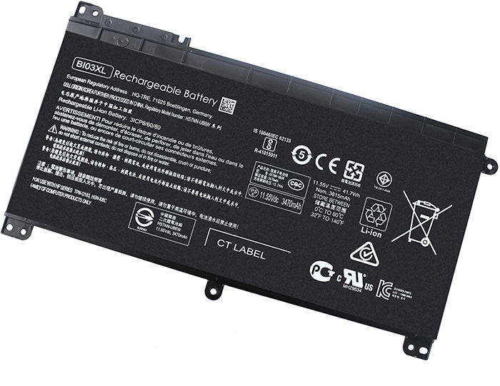 Replacement For HP HSTNN-LB7P Battery 41.7Wh 11.55V
