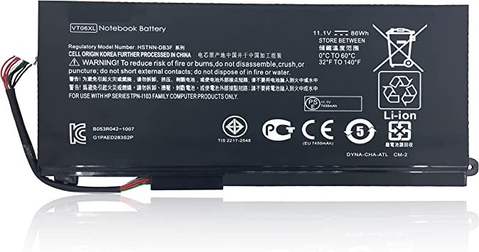 Replacement For HP 657240-171 657503-001 Battery 86Wh 11.1V