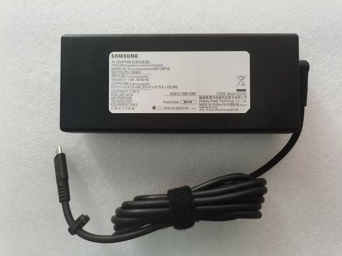 Replacement For Samsung A135SP01Q 20V 6.75A 135W Adapter